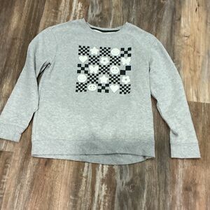 Cat & Jack Light Gray Graphic Sweatshirt